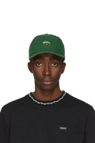 Noah NYC - Casquette en toile verte Core Logo