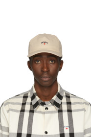 Noah NYC - Off-White Canvas Core Logo Cap