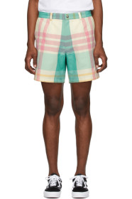 Noah NYC - Short multicolore Check Madras