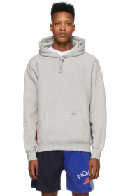 Noah NYC - Pull à capuche gris Tricolor