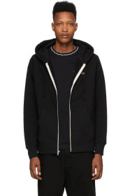 Noah NYC - Pull à capuche et glissière noir Lightweight