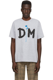 Noah NYC - 灰色 Depeche Mode “DM” T 恤