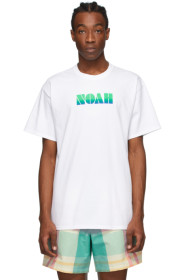 Noah NYC - T-shirt blanc Gradient Logo