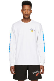 Noah NYC - T-shirt à manches longues blanc 'Pure Juice'