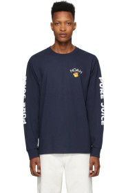 Noah NYC - T-shirt à manches longues bleu marine 'Pure Juice'