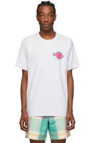 Noah NYC - T-shirt gris Flounder Shop