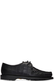 Noah NYC - Black Sperry Edition Captain's Oxfords