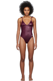 Solid & Striped - Purple "The Olympia" One-Piece Swimsuit