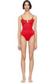 Solid & Striped - Red 'The Veronica' One-Piece Swimsuit