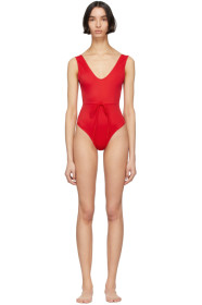 Solid & Striped - Red 'The Michelle' One-Piece Swimsuit