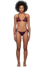 Solid & Striped - Purple 'The Iris' Bikini