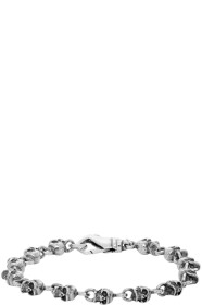 Emanuele Bicocchi - Silver Teschini Skulls Bracelet