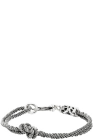 Emanuele Bicocchi - Silver Double Knot Bracelet