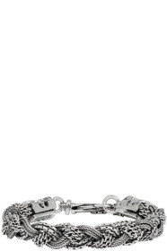Emanuele Bicocchi - Silver Braided Bracelet