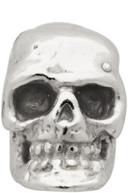 Emanuele Bicocchi - Silver Single Tiny Skull Stud Earring