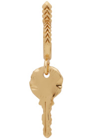 Emanuele Bicocchi - Gold Single Key Hoop Earring