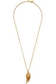 Emanuele Bicocchi - Gold Wing Pendant Necklace