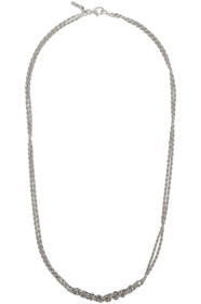 Emanuele Bicocchi - Silver Crochet Necklace