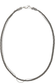 Emanuele Bicocchi - Silver Rope Necklace