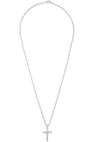 Emanuele Bicocchi - SSENSE Exclusive Silver Cross Necklace