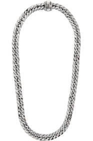 Emanuele Bicocchi - SSENSE Exclusive Silver Herringbone Chain Necklace