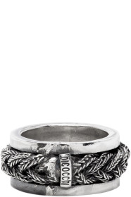 Emanuele Bicocchi - Silver Braided Band Bracelet