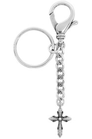 Emanuele Bicocchi - SSENSE Exclusive Silver Cross Keychain