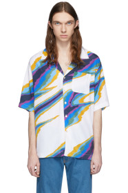 Missoni - White Printed Short Sleeve Shirt
