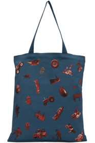 Sies Marjan - Cabas bleu marine Icon édition AMO