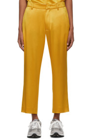 Sies Marjan - Yellow Satin Alex Trousers