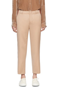 Sies Marjan - Tan Orion Striped Trousers