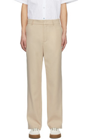 Sies Marjan - Pantalon en crêpe beige Toby