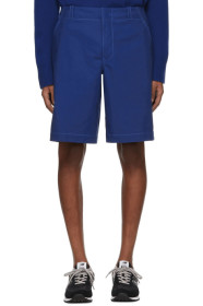 Sies Marjan - Blue Cotton Canvas Sterling Shorts