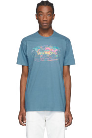 Sies Marjan - Blue Rem Koolhaas Edition Logo Colorworld T-Shirt