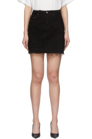 Amiri - Black Denim Miniskirt