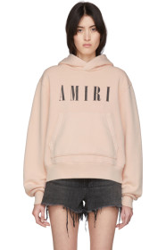 Amiri - Pink Logo Core Hoodie