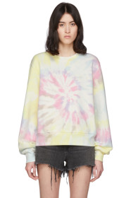 Amiri - Multicolor Logo Tie-Dye Hippie Sweatshirt