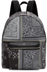 Amiri - Sac à dos gris Bandana Reconstruction Classic