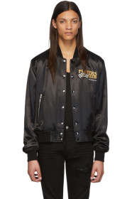 Amiri - Blouson aviateur noir 'Players Club'