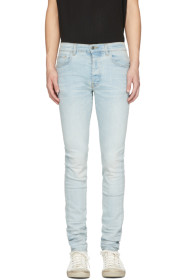 Amiri - Blue Light Stack Jeans