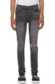 Amiri - Grey Broken Jeans