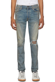 Amiri - Indigo Broken Jeans