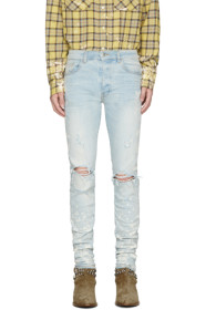 Amiri - Blue Thrasher Jeans