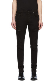 Amiri - Black Suede MX1 Jeans