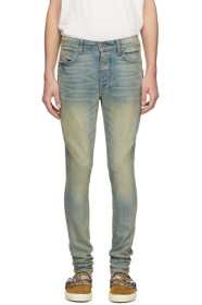 Amiri - Indigo Half Track Jeans