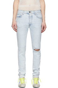 Amiri - Blue Broken Jeans