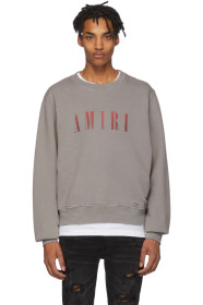 Amiri - Pull molletonné à logo vert Core