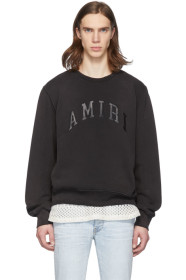 Amiri - 黑色 College Logo 套头衫