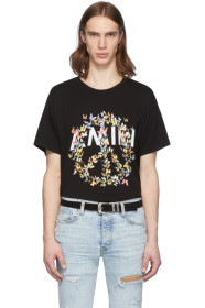 Amiri - 黑色 Peace Butterfly T 恤