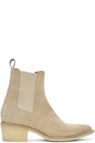 Amiri - Bottes chelsea brun clair Pointy Toe